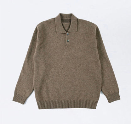 PUSAN Knitted Wool Polo
