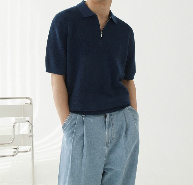 ANYANG Zipped Polo
