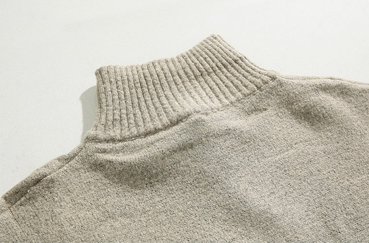HYESAN Half-Zip Sweater