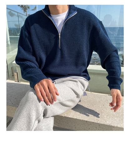 JEONJU Half-Zip Sweater