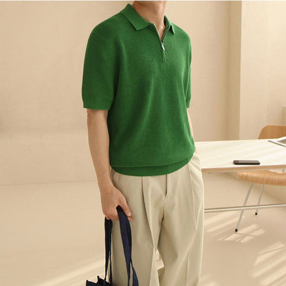 ANYANG Zipped Polo