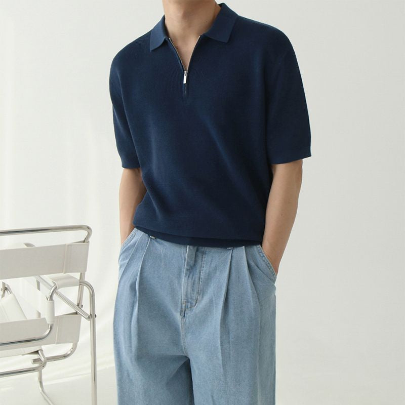 ANYANG Zipped Polo