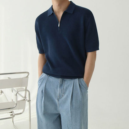 ANYANG Zipped Polo