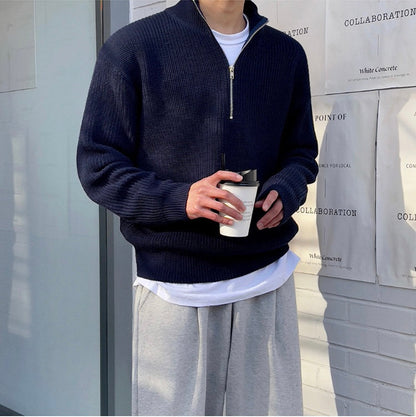 JEONJU Half-Zip Sweater