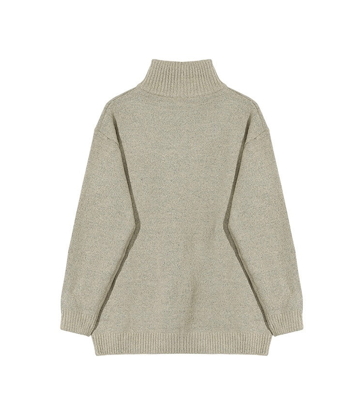 HYESAN Half-Zip Sweater