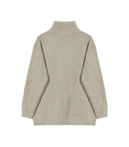 HYESAN Half-Zip Sweater