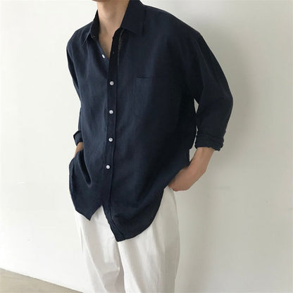 IKSAN Pocket Linen Shirt