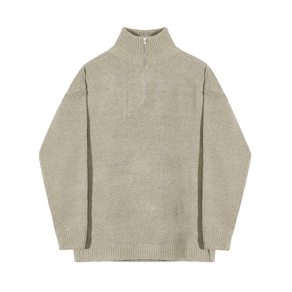 HYESAN Half-Zip Sweater
