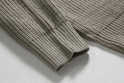 RASON Zipped Polo Sweater
