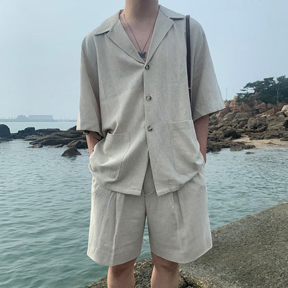 GANGNEUNG Linen Beach Set