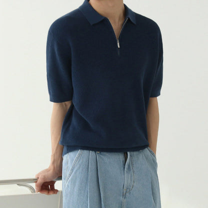 ANYANG Zipped Polo