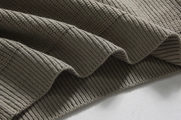 RASON Zipped Polo Sweater
