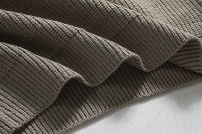RASON Zipped Polo Sweater