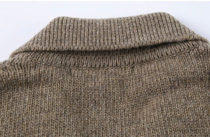 PUSAN Knitted Wool Polo