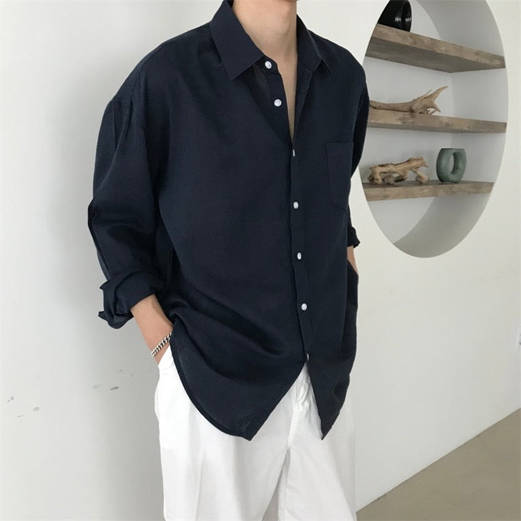 IKSAN Pocket Linen Shirt