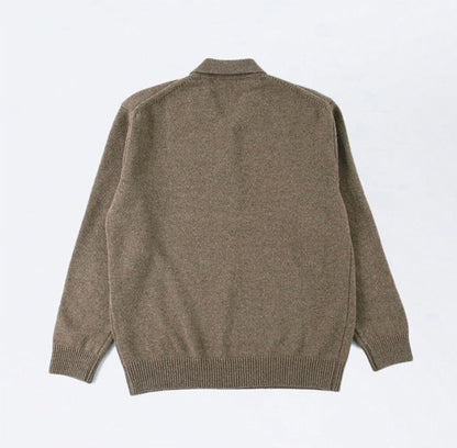 PUSAN Knitted Wool Polo