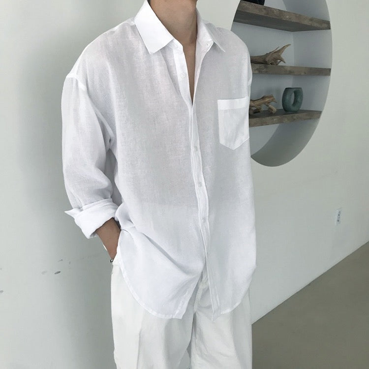 IKSAN Pocket Linen Shirt