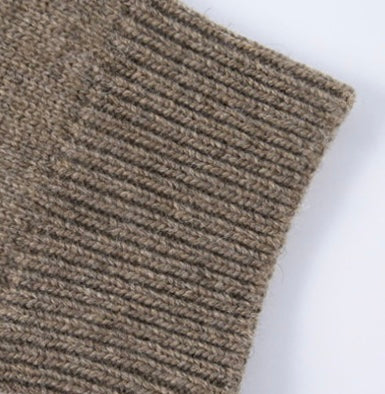 PUSAN Knitted Wool Polo