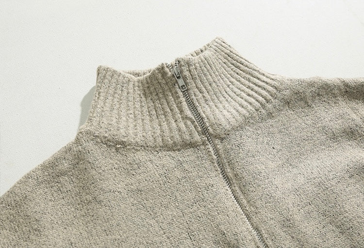 HYESAN Half-Zip Sweater