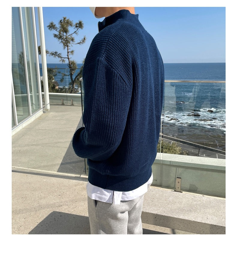 JEONJU Half-Zip Sweater