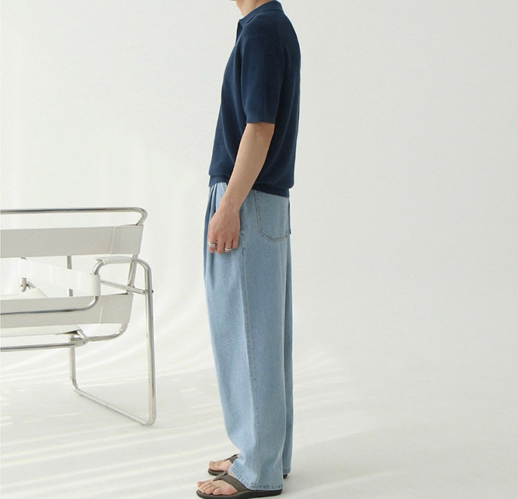 ANYANG Zipped Polo