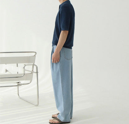 ANYANG Zipped Polo