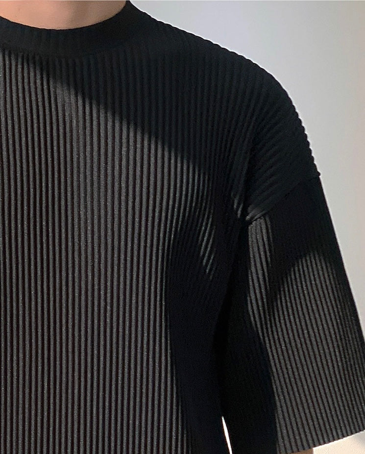 JINJU Oversize Pleated T-Shirt
