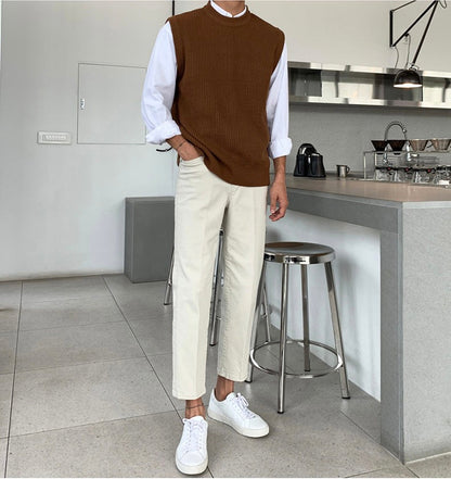 Pull sans manches