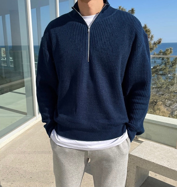 JEONJU Half-Zip Sweater