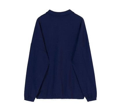DANGJIN Solid Collar Sweater